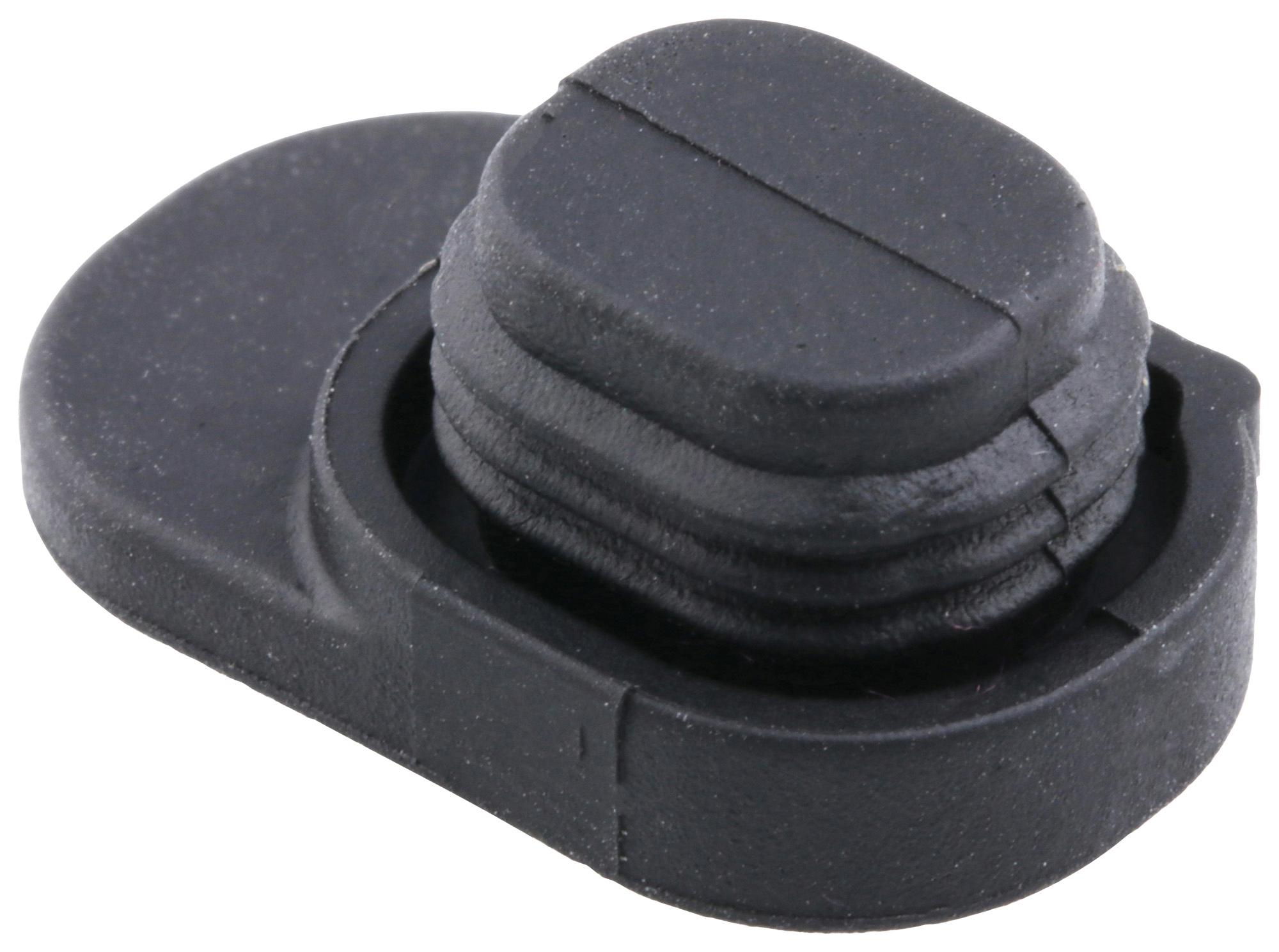 Molex 220423-0002 Weather Cap, 2Pos, Tpe, Blk