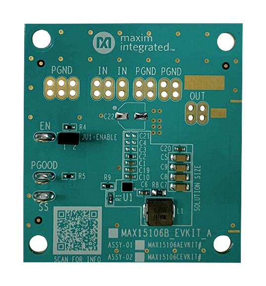 Analog Devices Max15106Aevkit# Evaluation Kit, Step Down Regulator