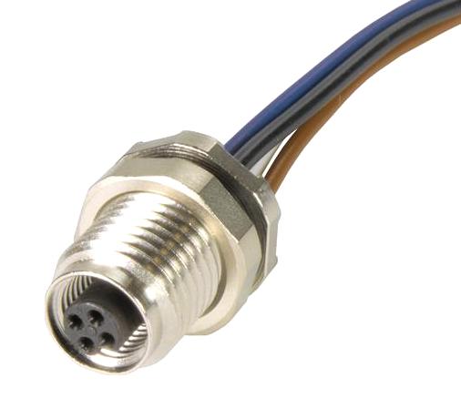 Harting 21470000009 Sensor Cord, 4P M5 Rcpt-Free End, 200Mm