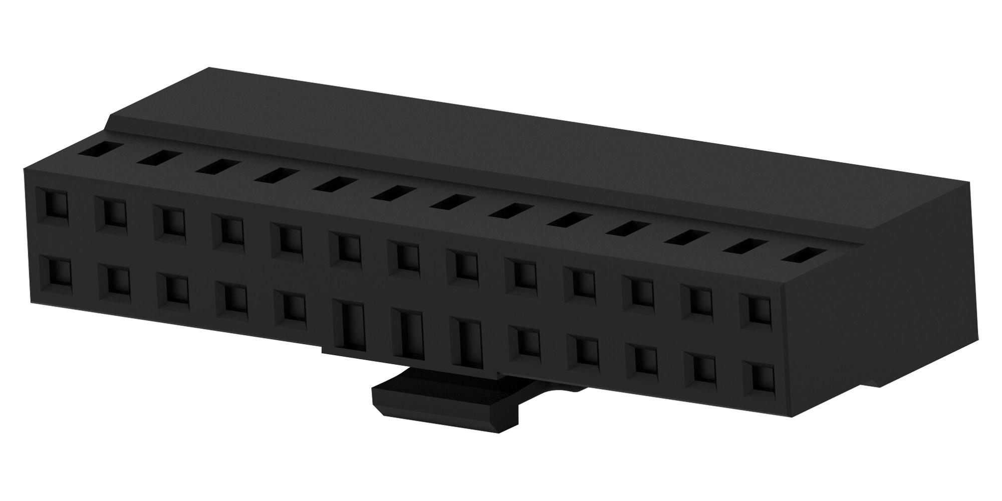 Te Connectivity 2Mm-Rcp-D13-Bx Connector Housing, Rcpt, 26Pos, 2Mm