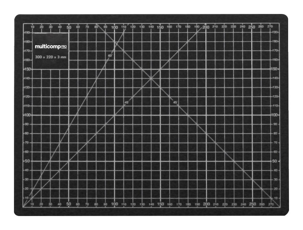 Multicomp Pro Mcp6003 Cutting Mat, A3, 450X300Mm, Pvc