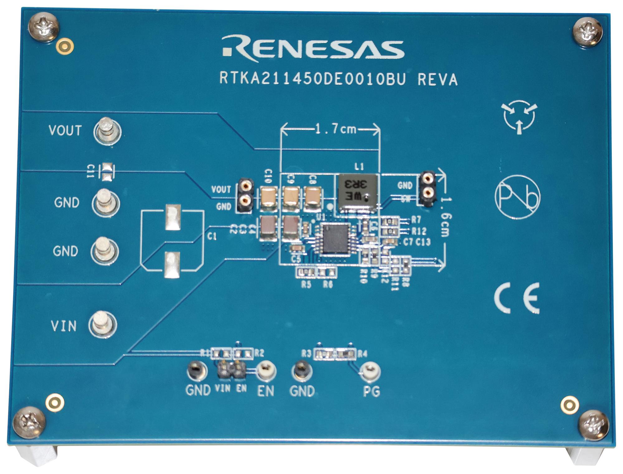 Renesas Rtka211450De0010Bu Eval Board, Synchronous Buck Regulator