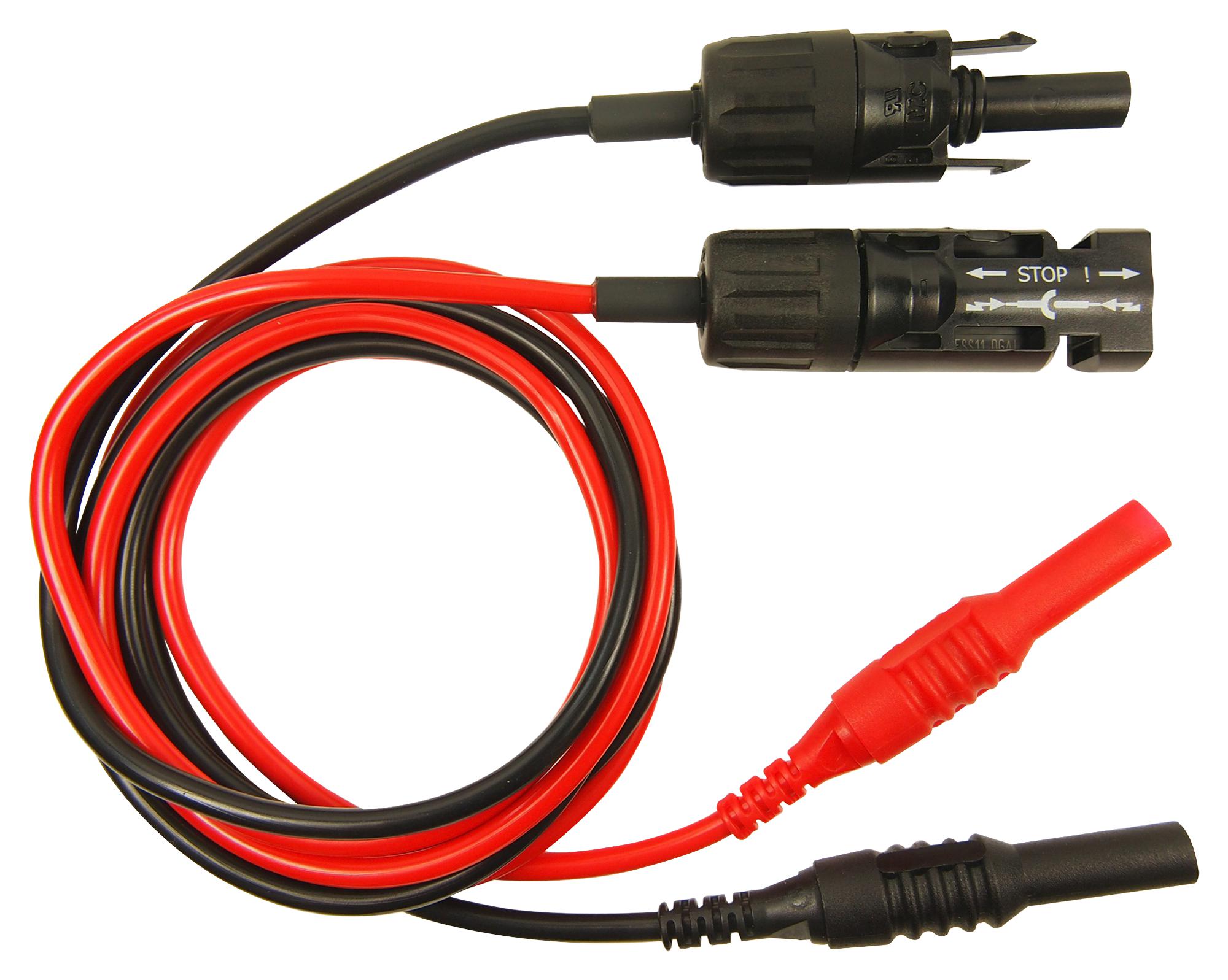 Multicomp Pro Mp-Cih7250 Test Lead Set, Blk/red, 1M, 20A