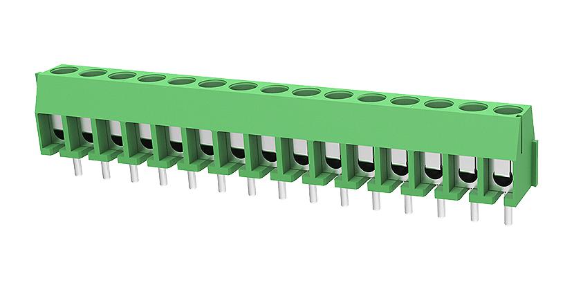 Multicomp Pro Mp011997 Tb, Wire To Brd, R/a, 15Way, 18Awg