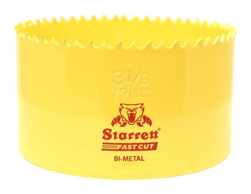 Starrett Fch0318 Holesaw, Bi-Metal, 79Mm, 41Mm