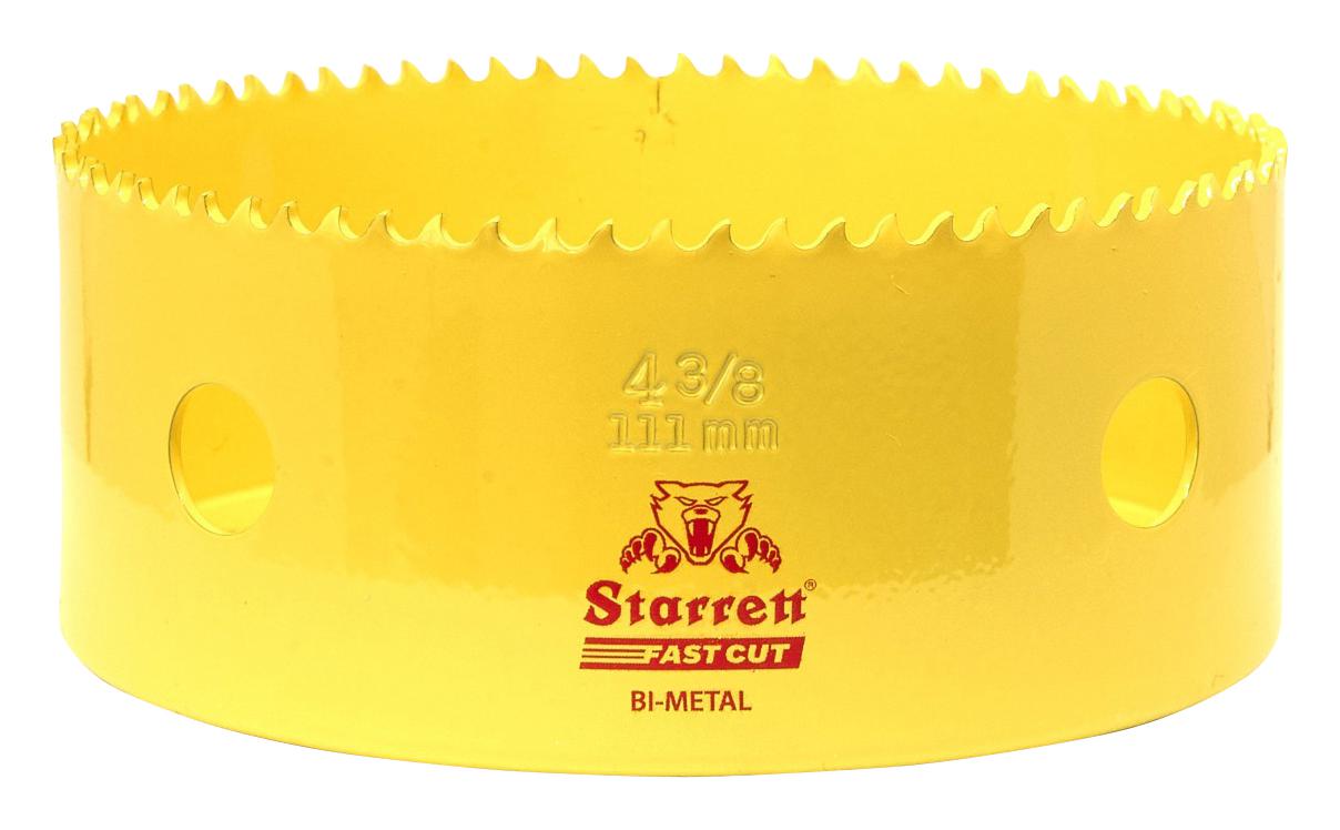 Starrett Fch0438 Holesaw, Bi-Metal, 111Mm, 41Mm