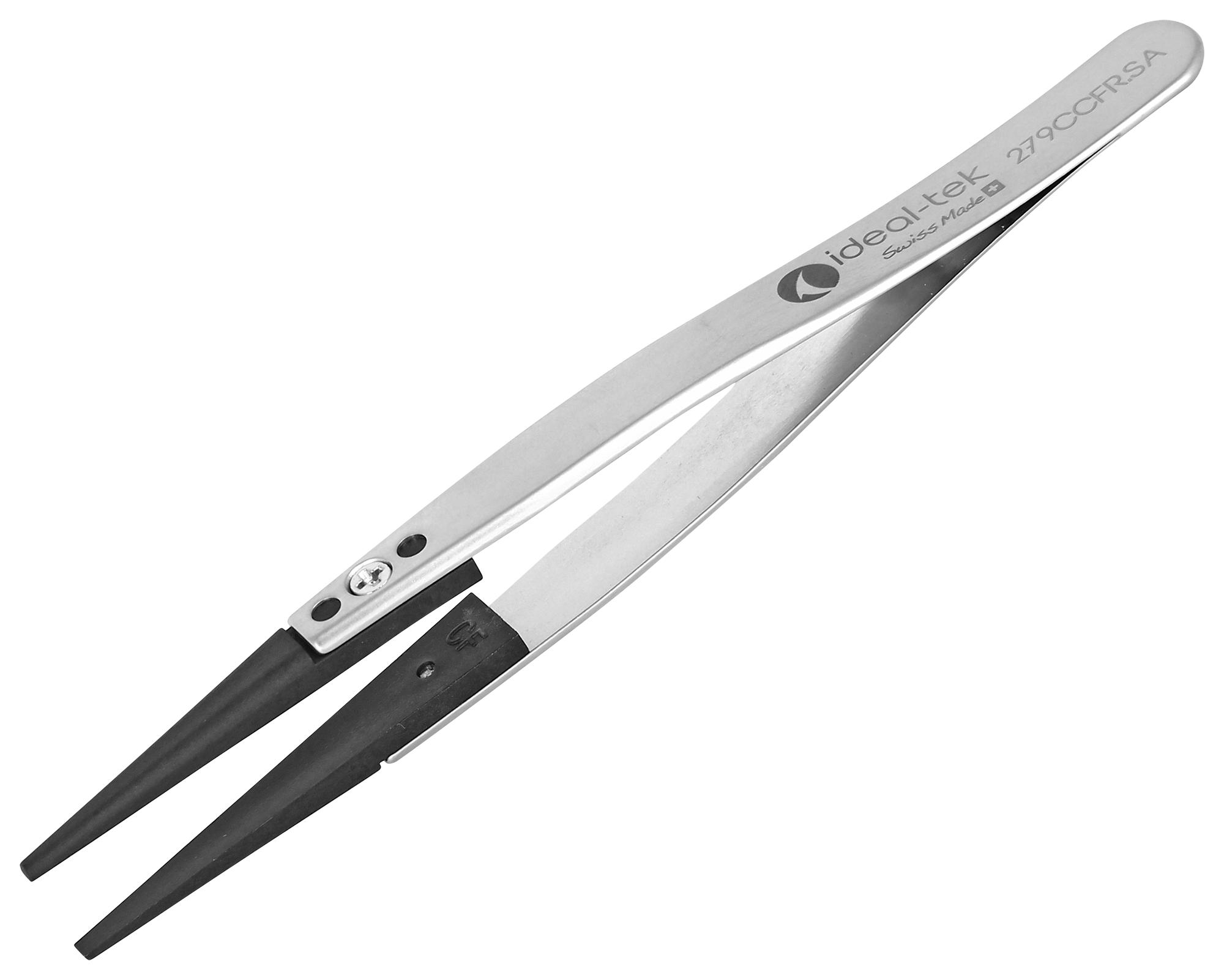 Ideal-Tek 279Ccfr.sa.1.it Tweezer, Stainless Steel, 115Mm