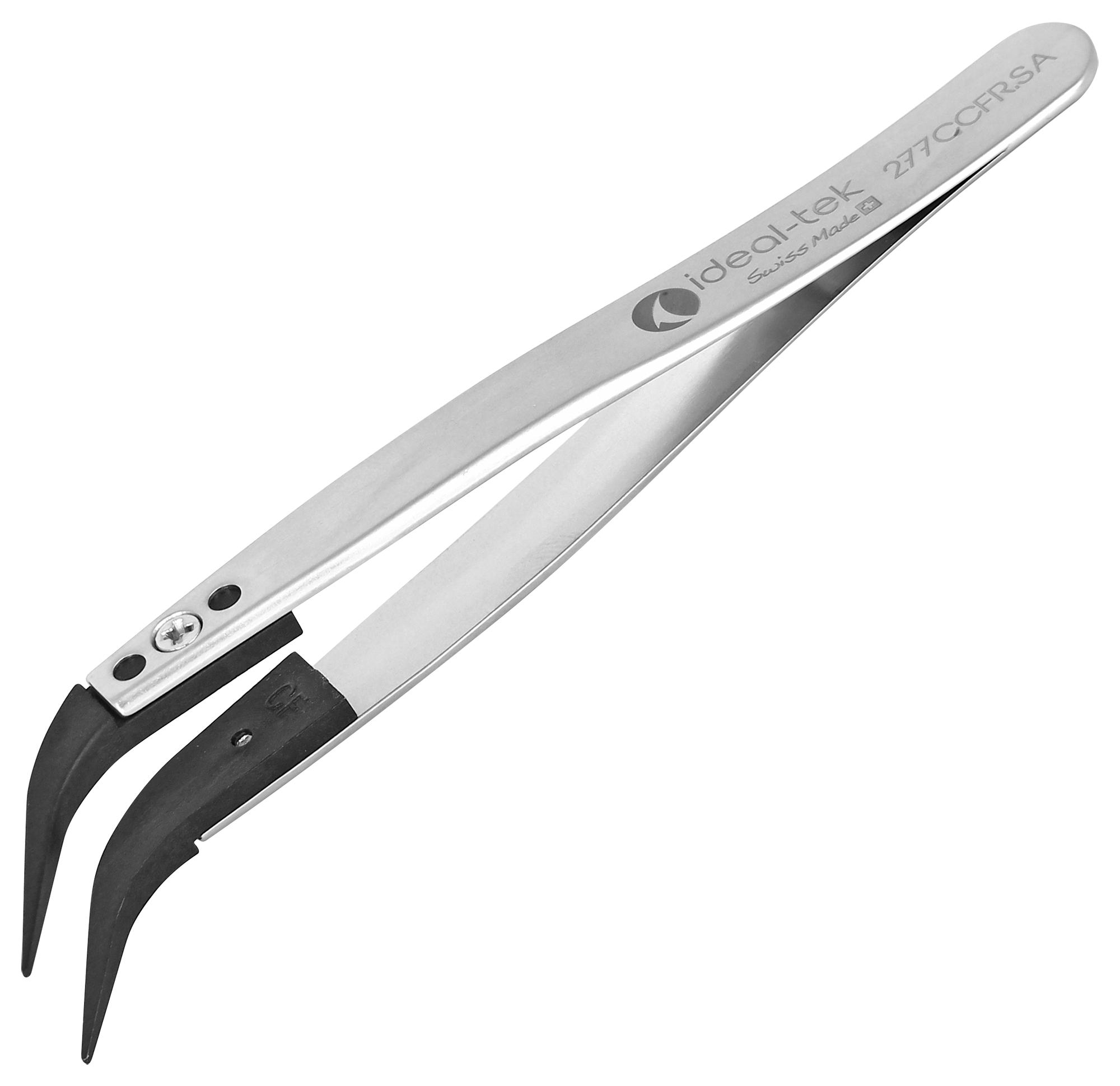 Ideal-Tek 277Ccfr.sa.1.it Tweezer, Stainless Steel, 105Mm