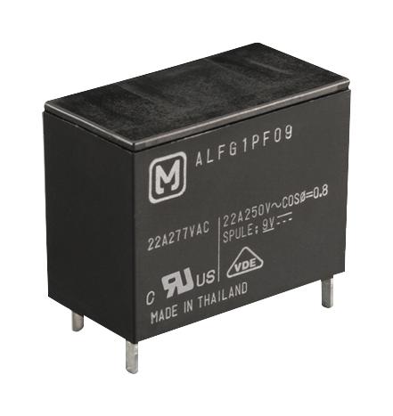 Panasonic Alfg2Pf121 Power Relay, Spst-No, 12Vdc, 33A, Th