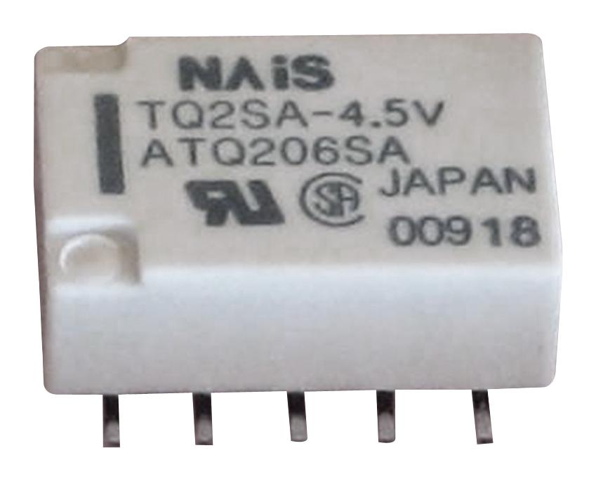 Panasonic Tq2Sa-4.5V Signal Relay, Dpdt, 4.5Vdc, 1A, Smd