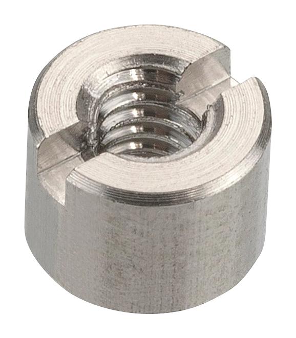 Harwin G125-4510000B Slotted Jackscrew Nut, M2 X 0.4, Ss