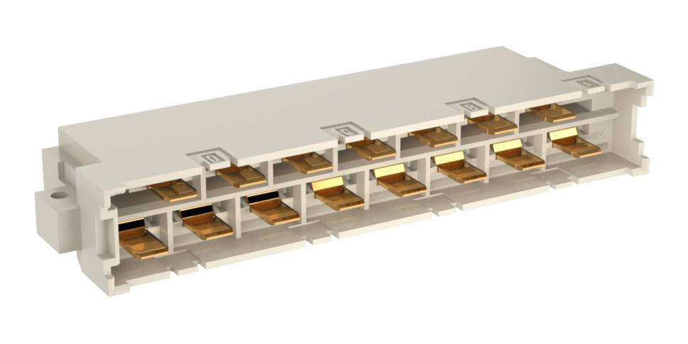 Erni - Te Connectivity 414575-E Conn, Din 41612, Plug, 15Pos, 2Row