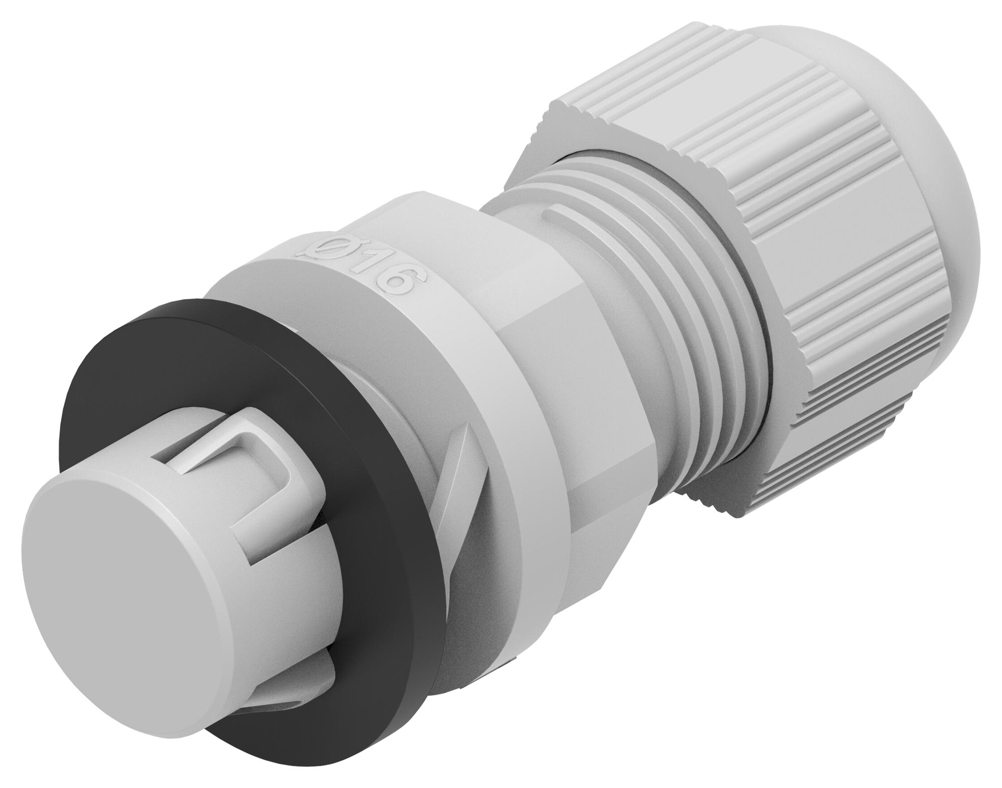 Entrelec - Te Connectivity 1Sng622001R0000 Cable Gland, Nylon6, 10Mm, Light Grey