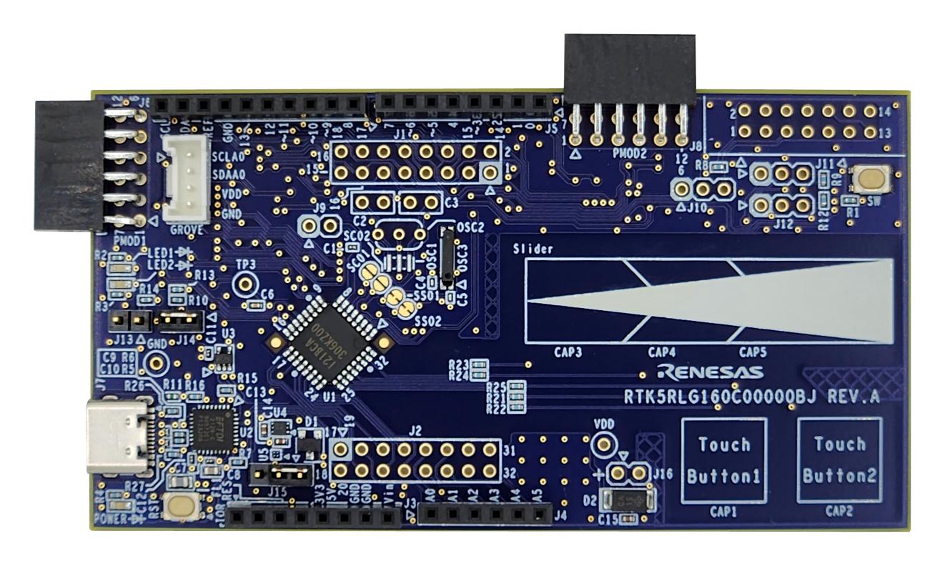 Renesas Rtk5Rlg160C00000Bj Fast Prototyping Board, 16Bit, Rl78/g16