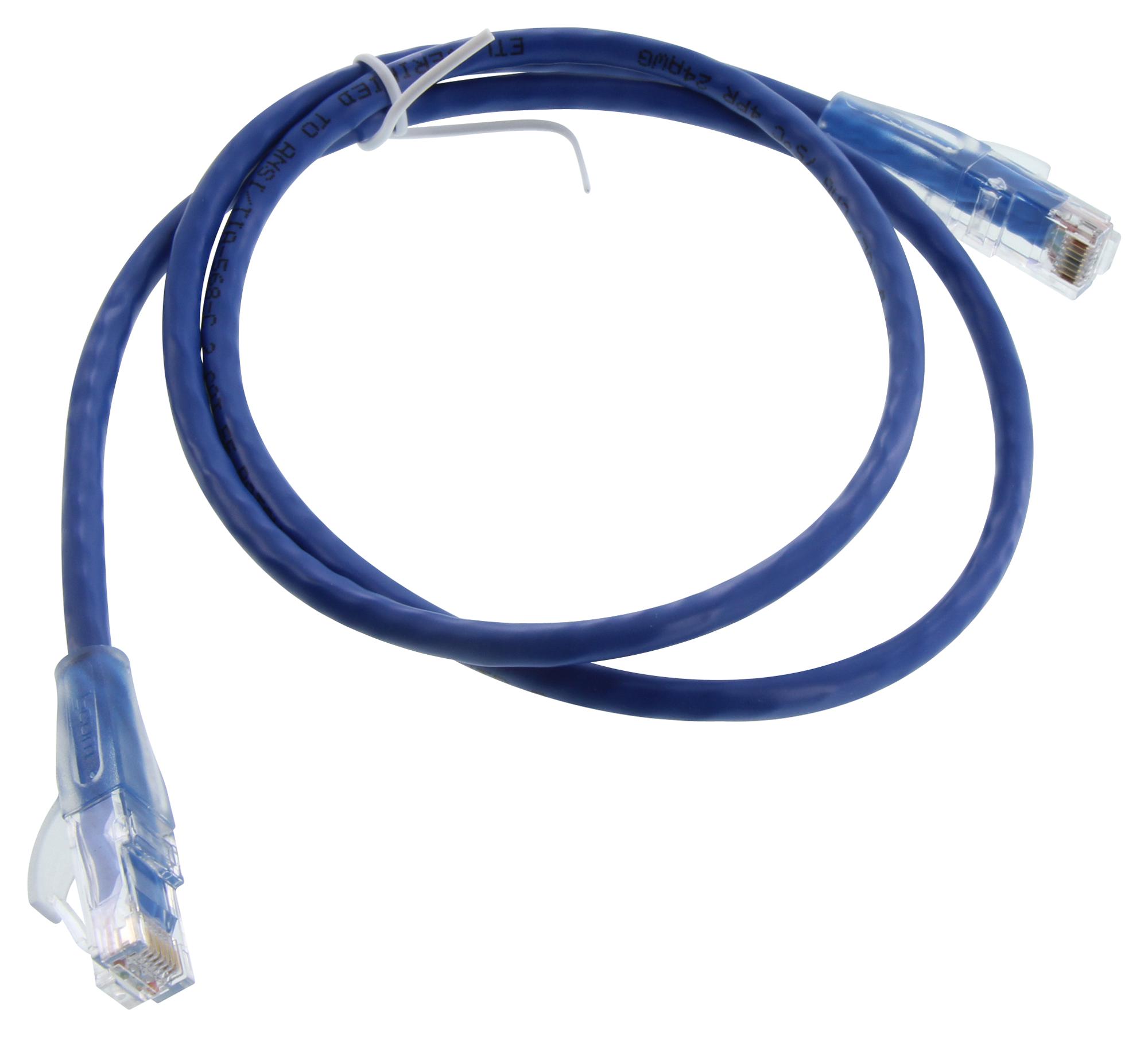 L-Com Trd815Bl-3 Enet Cord, Cat5E, Rj45 Plug-Plug, 900Mm