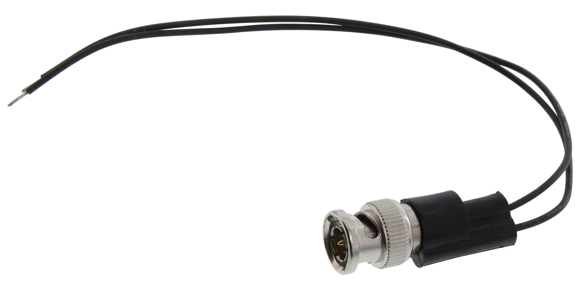 L-Com Bc25 Test Cable, Bnc Plug, 152.4Mm, Free End