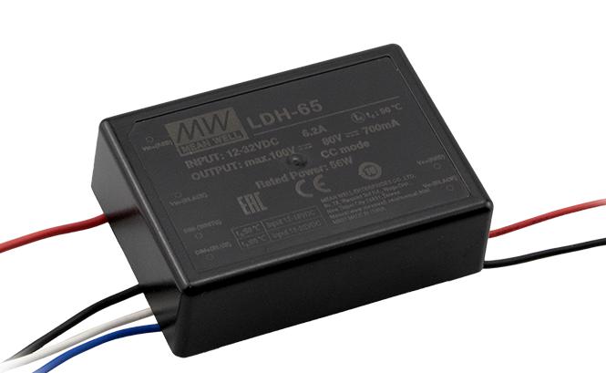 Mean Well Ldh-65-1050W Led Driver, Const Current, 63W