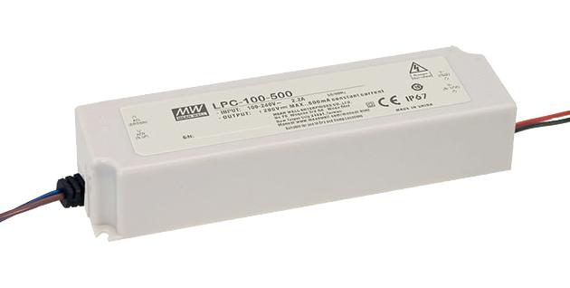 Mean Well Lpc-100-500 Led Driver/psu, Constant Current, 100W