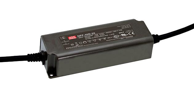 Mean Well Npf-40D-36 Led Driver/psu, Constant Current, 40.32W