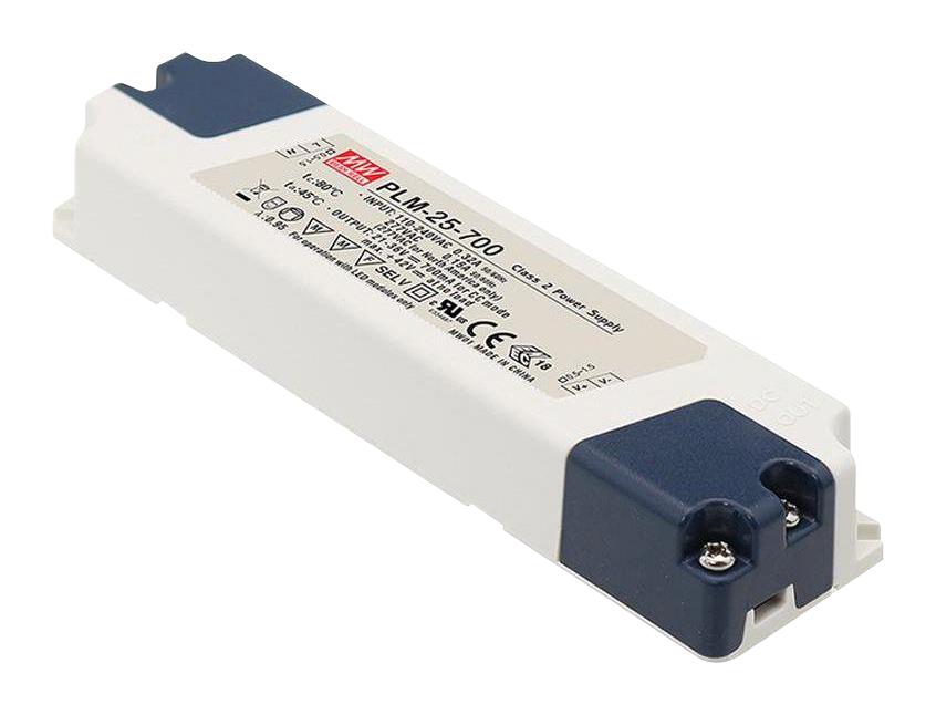 Mean Well Plm-25-700 Led Driver/psu, Constant Current, 25.2W