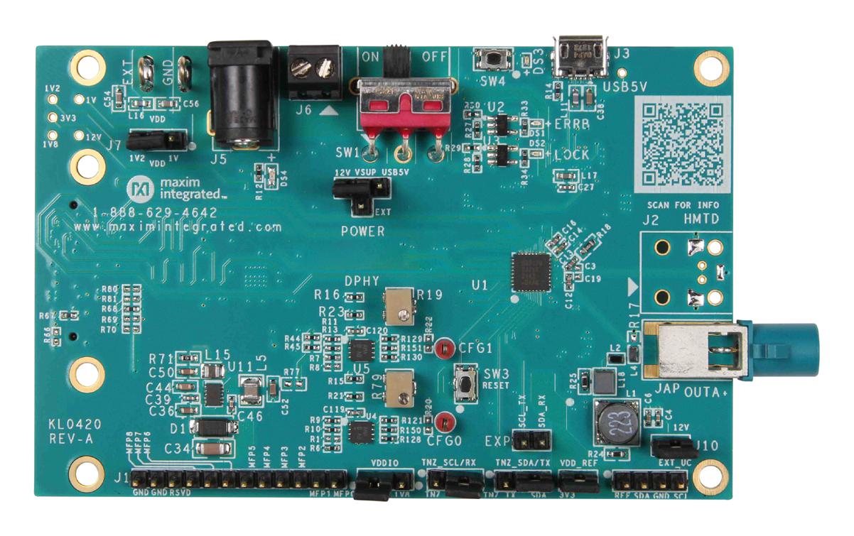 Analog Devices Max96717R-Aak-Evk# Evaluation Kit, Gmsl Serializer