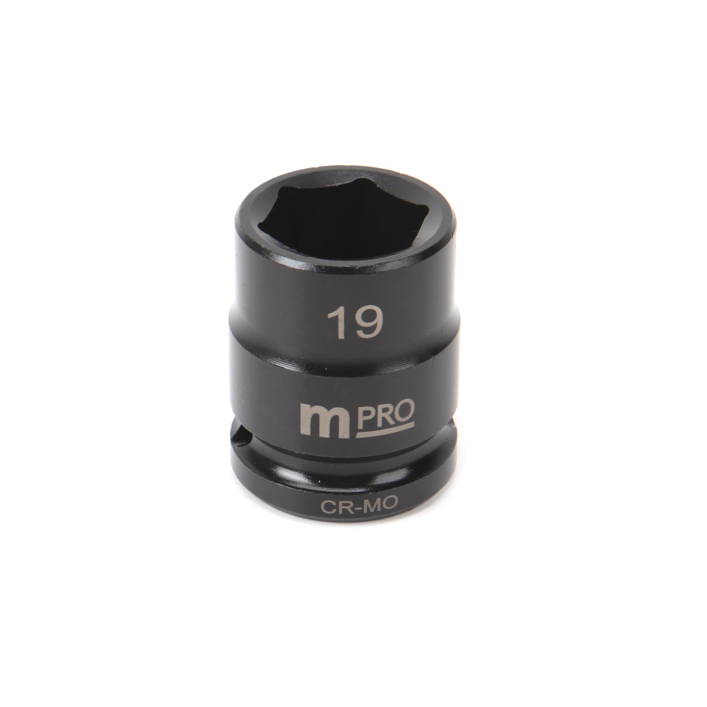 Multicomp Pro Mp12-Crmo19 Impact Socket, 19Mm, Drive, Cr-Mo