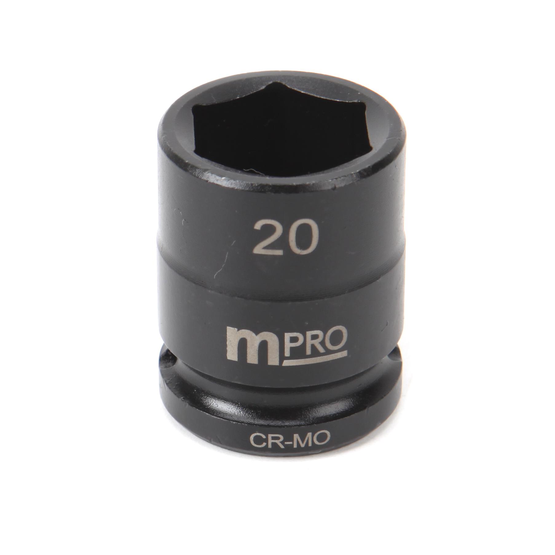 Multicomp Pro Mp12-Crmo20 Impact Socket, 20Mm, Drive, Cr-Mo