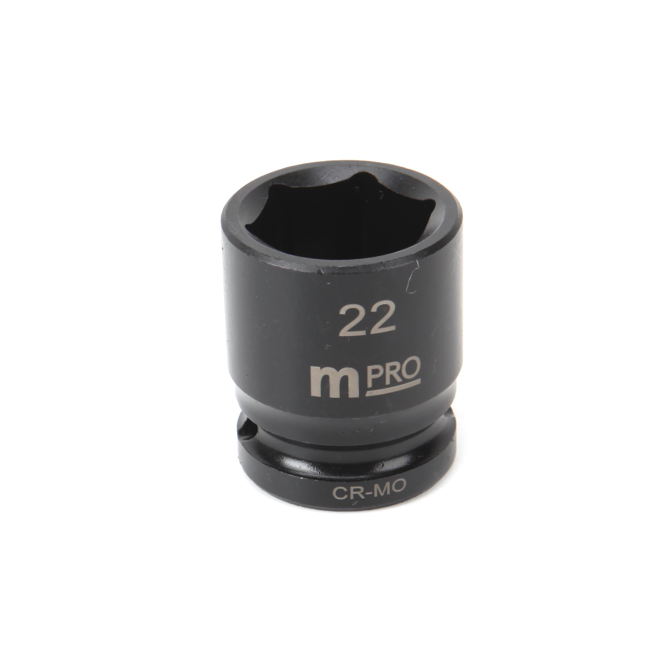 Multicomp Pro Mp12-Crmo22 Impact Socket, 22Mm, Drive, Cr-Mo