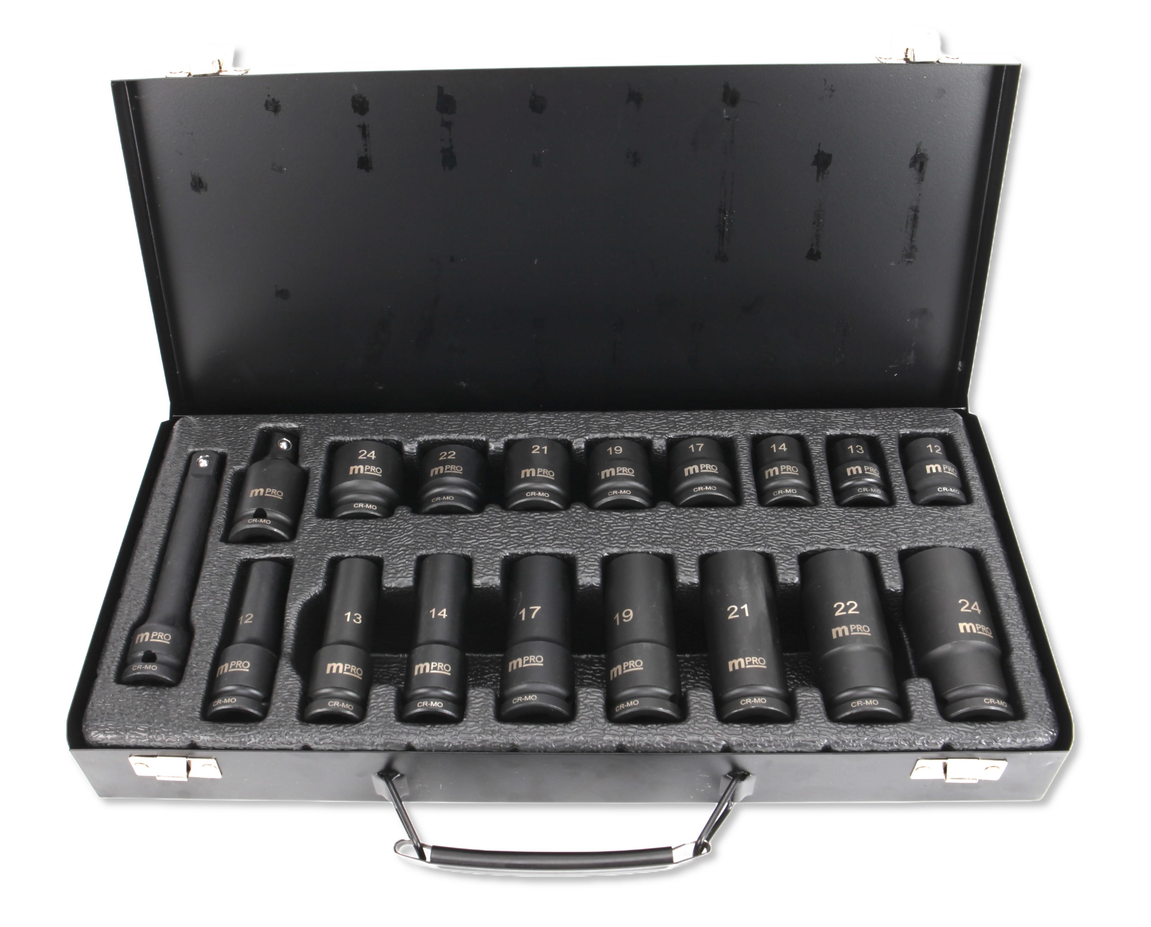 Multicomp Pro Mp12-Ss23159D Impact Socket Set, 18Pcs, Drive