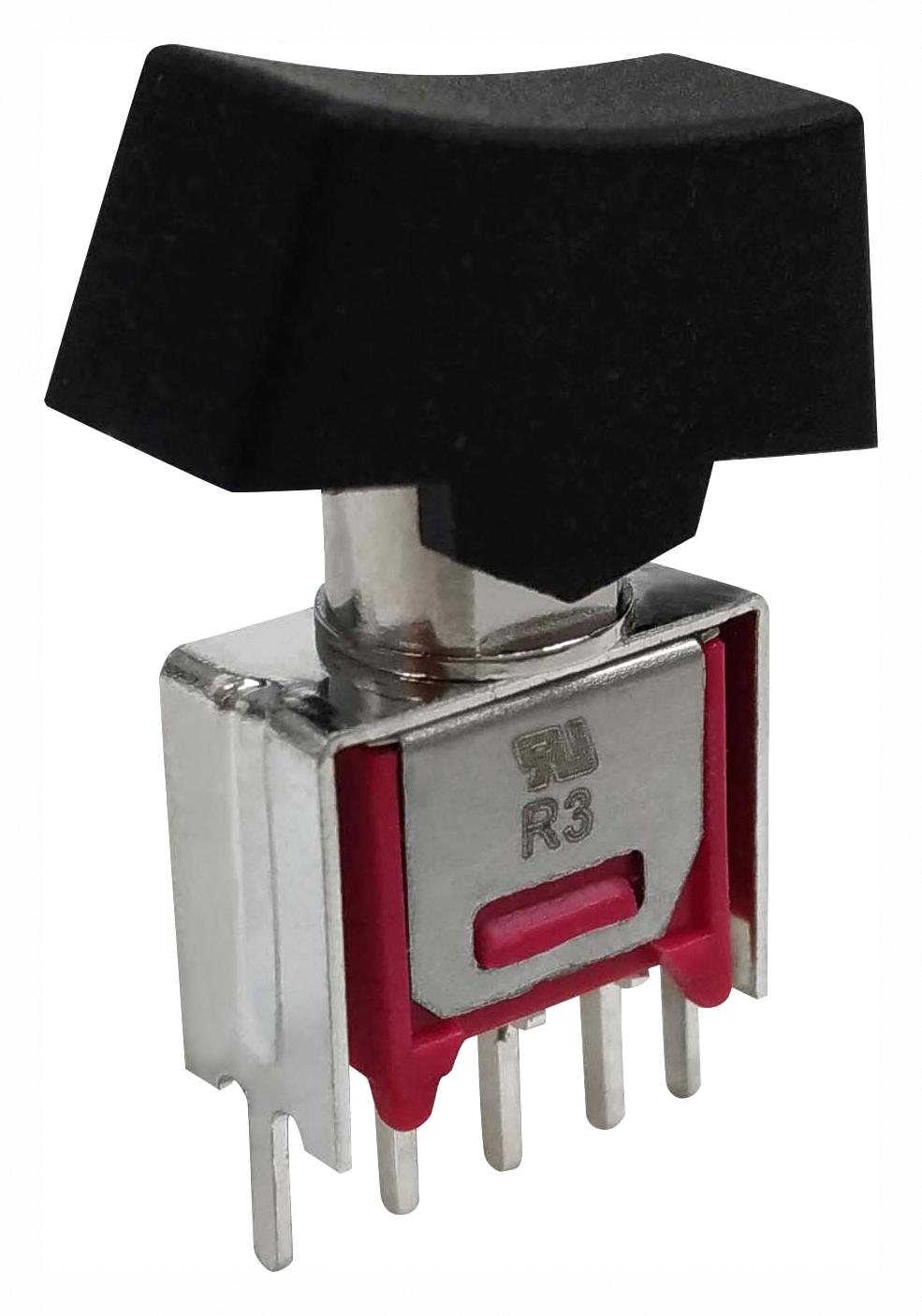 Multicomp Pro Mp-R3-2B-B-Sb5-13 Rocker Switch, Spdt, 3A, 125Vac/28Vdc