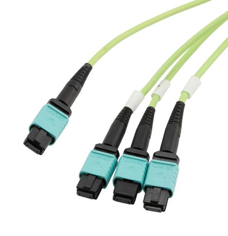 L-Com Mpf24-Mpf308Om5Z-5 Fo Cable, Mpo-Mpo Jack, 5M