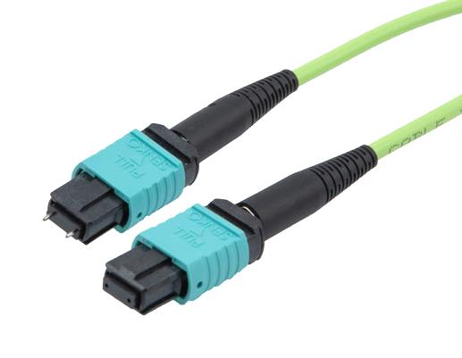 L-Com Mpmf8Om5Az-10 Fo Cable, Typ A Mpo Rcpt-Rcpt, Om5, 10M