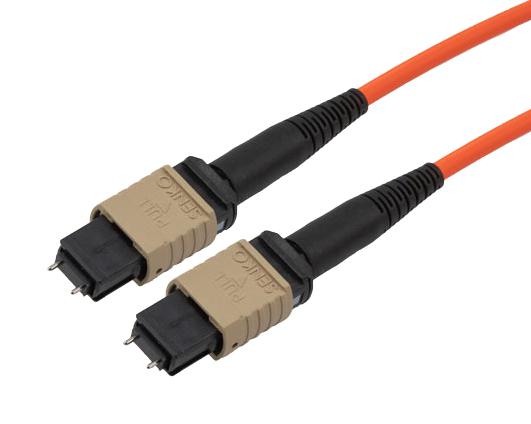 L-Com Mpmm12Om2Ap-1 Fo Cable, Typ A Mpo Rcpt-Rcpt, Om2, 1M