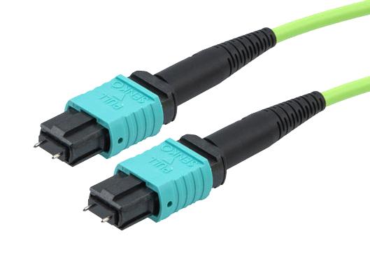 L-Com Mpmm12Om5Ap-1 Fo Cable, Typ A Mpo Rcpt-Rcpt, Om5, 1M