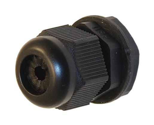 L-Com Asr-Pg7 Cable Gland, Pg7, 4.3Mm, Nylon 6.6, Blk