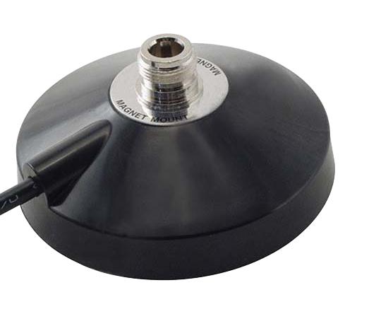 L-Com Hma3-Nma10 Domed Magnetic Mount, Black, Antenna