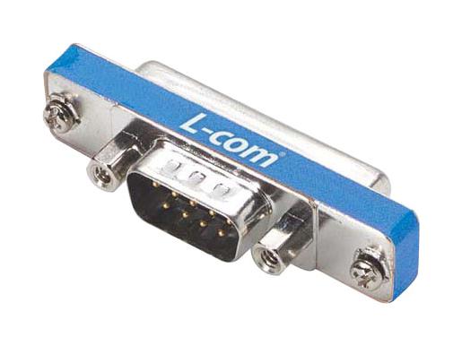 L-Com Dma010Mf D Sub Adapter, Plug-Rcpt, 9-25Pos