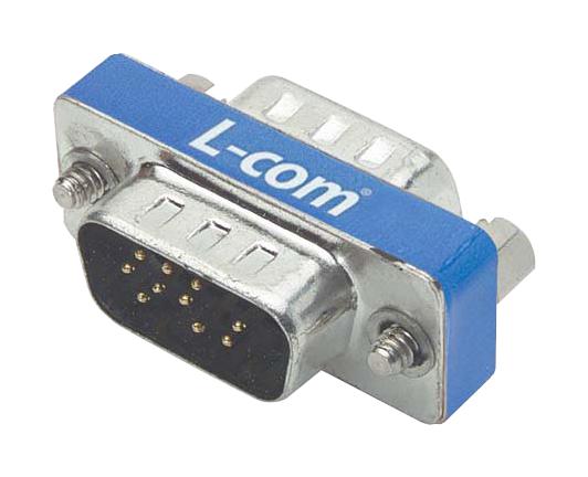 L-Com Dma100Mm D Sub Adapter, Plug/plug, 9-15Pos