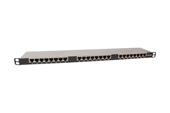 L-Com Dcp110C5E-24S Patch Panel, Rj45, 0.5U, 24 Port, Cat5E