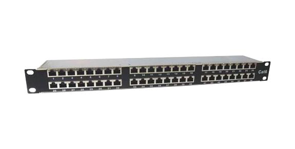 L-Com Dcp110C6-48S Patch Panel, Rj45, 1U, 48 Port, Cat6