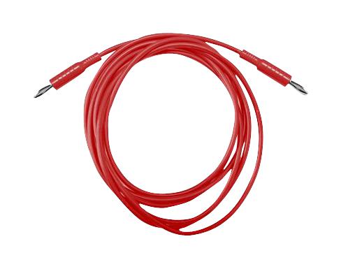 Mueller Electric Bu-2626-N-72-2 Test Lead, Banana Plug-Plug, Red, 1.82M