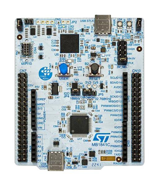 Stmicroelectronics Nucleo-U545Re-Q Development Brd, 32Bit, Arm Cortex-M33F