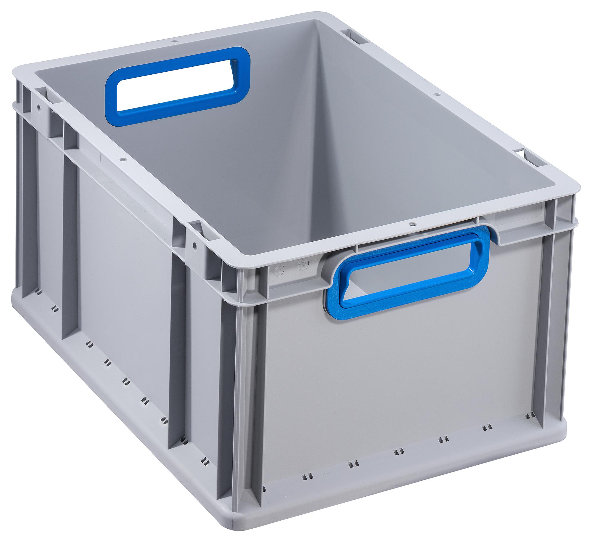 Allit 456730 Euro Container, 400X300X220Mm, Blu/gry