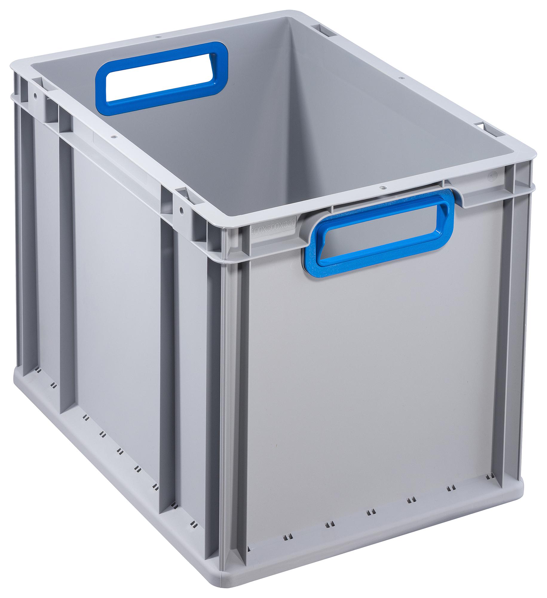 Allit 456735 Euro Container, 400X300X320Mm, Blu/gry