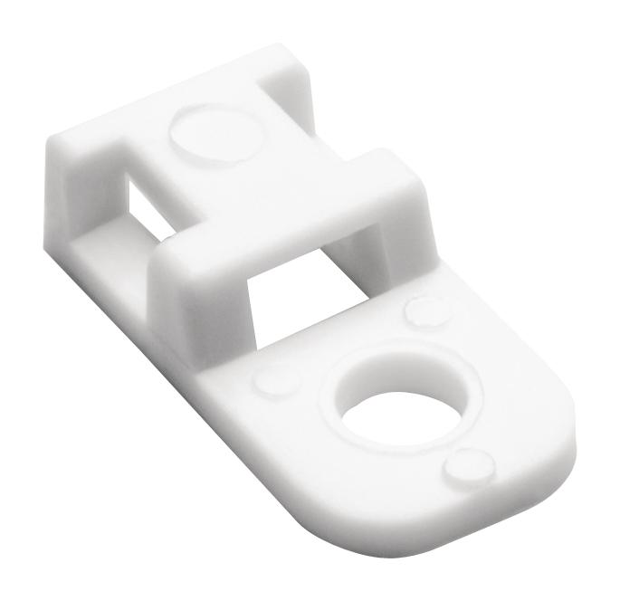 Hellermanntyton 151-31203 Cable Tie Mount, 10.2Mm, Wht, Nylon 6.6