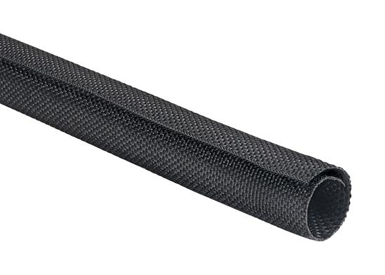 Hellermanntyton 170-01000 Cable Sleeve, Self-Closing Wrap, 4Mm/blk