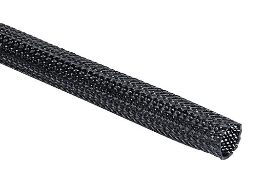 Hellermanntyton 170-11200 Cable Sleeve, Braided, 8Mm, Black