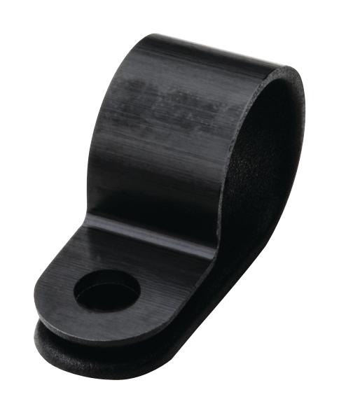 Hellermanntyton 211-60006 P Clamp, Black, Nylon 6.6 Hs