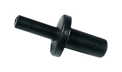 Hellermanntyton 241-11810 Wiring Duct Rivet, Nylon 6.6, Black