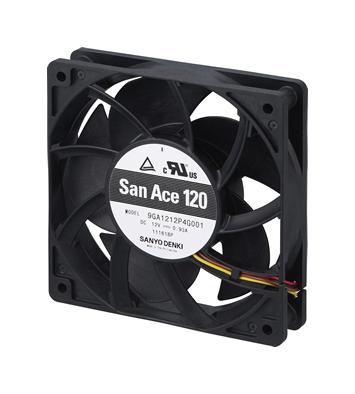 Sanyo Denki 9Ra1424S1001 Dc Fan, 140Mm, 187Cfm, 49Dba